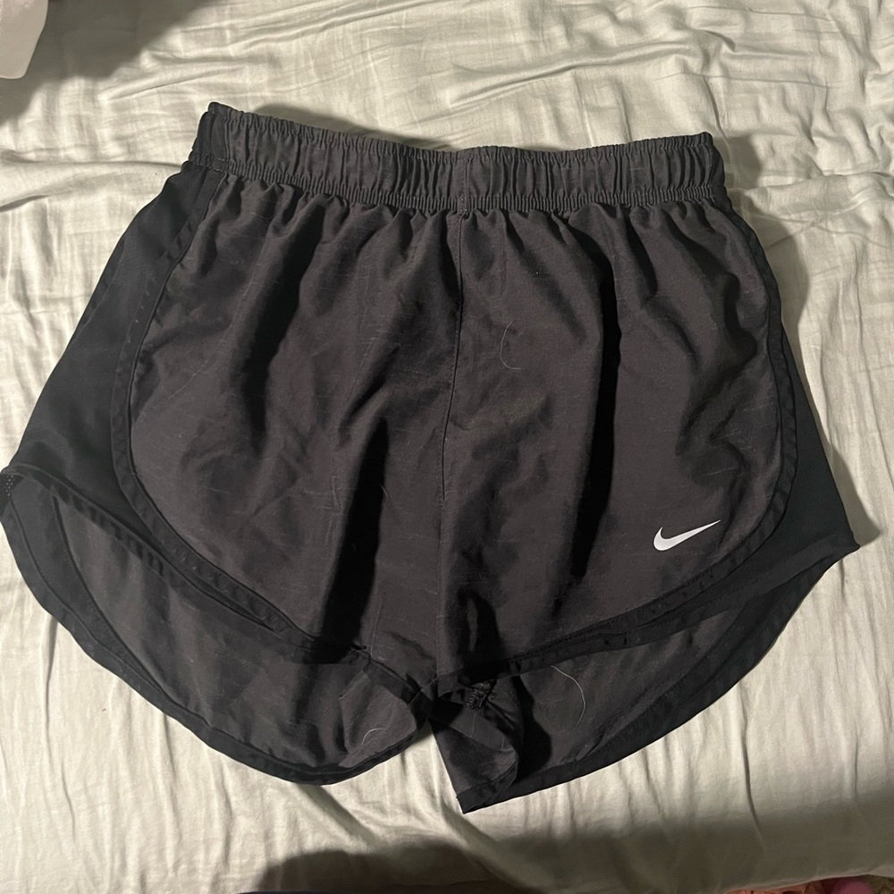 Nike Women’s Dry-Fit Running Shorts, Size: Small, Heather Gray/Black